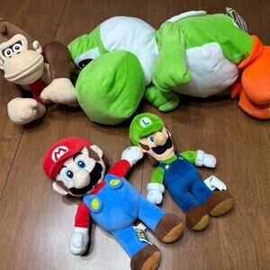 Super Mario plushies